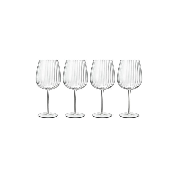 Optica Gin & tonic-glas burgundy, 4 st., Luigi Bormioli