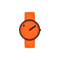 PICTO armbandsur, signal orange/matt black/signal orange, PICTO