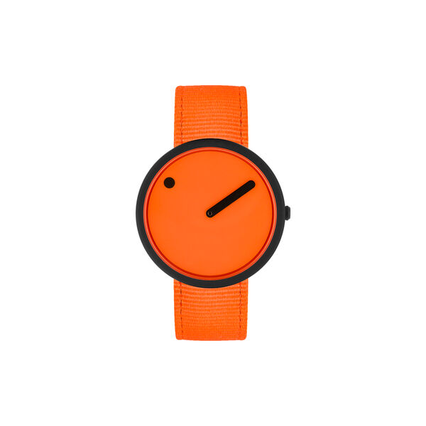 PICTO armbandsur, signal orange/matt black/signal orange, PICTO
