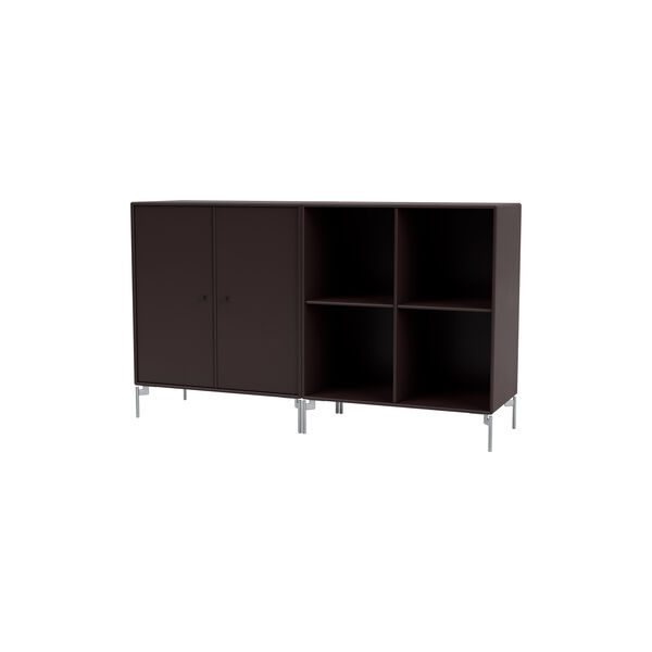 PAIR Classic Sideboard with Chrome Legs, 160 balsamic PAIR Classic Sideboard with Chrome Legs, 160 balsamic, Montana Furniture