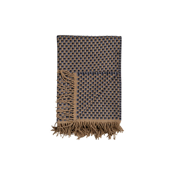 ISAK Throw, far away blue, R&oslash;ros Tweed