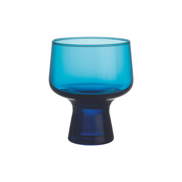 Solare Glas på fot 2 st., electric blue, Iittala