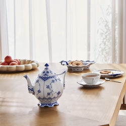 Blue Fluted Full Lace tekanna, Royal Copenhagen