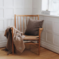 Stripes pläd, camel, ELVANG