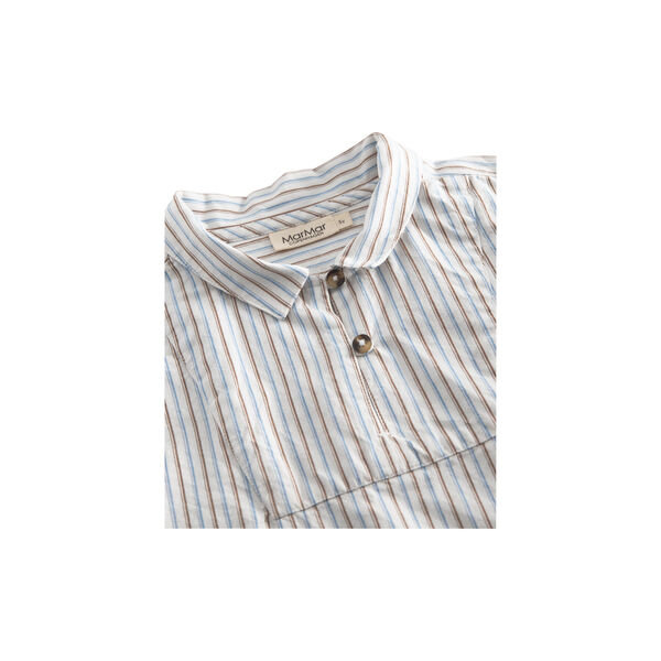 Tovas Shirt, blue iris stripe, MarMar Copenhagen