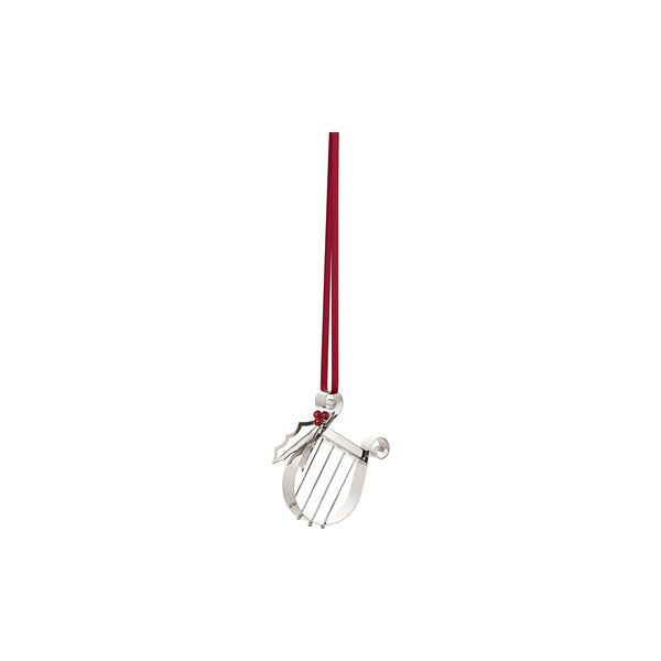 2026 Christmas ornament Harpe, silver, Georg Jensen