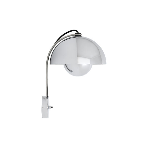 Flowerpot VP8 Wall Lamp, chrome-plated, &Tradition