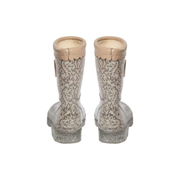 MellyKB Rubber Boot w. Lining, off white w aop, Sofie Schnoor