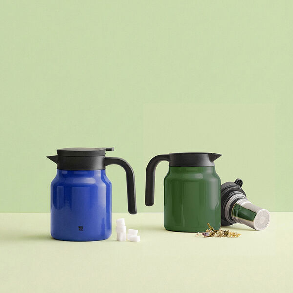 THERM-IT termoskanna 0.9 l., blue, RIG-TIG