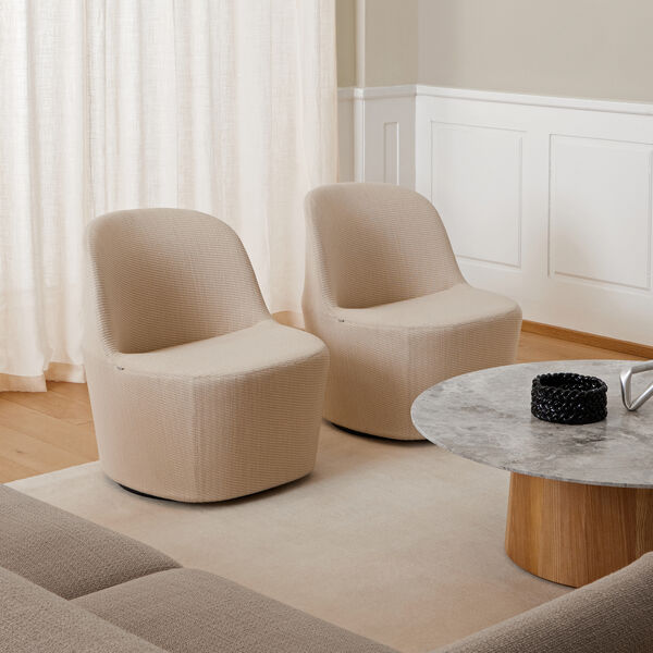 Niveau Soffbord &Oslash; 110 cm, Tundra Grey/oiled ash, Fredericia Furniture