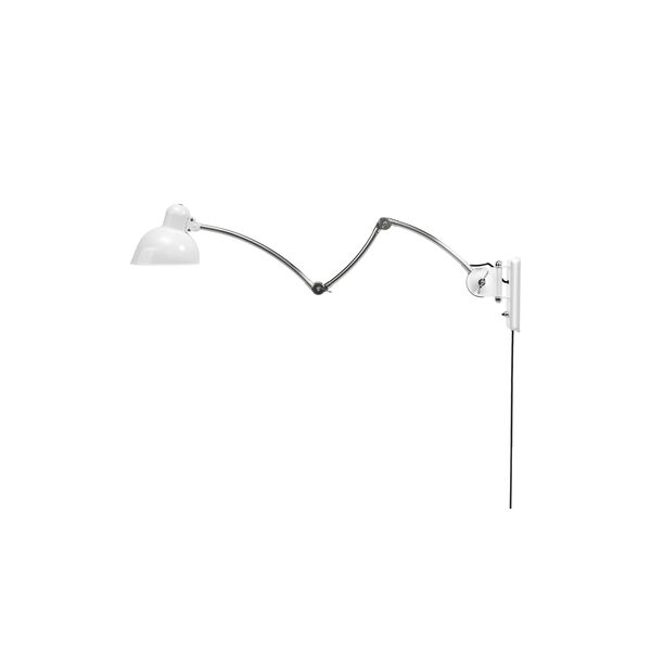 KAISER idell&trade; 6559-W Wall Lamp, white/chrome, Fritz Hansen