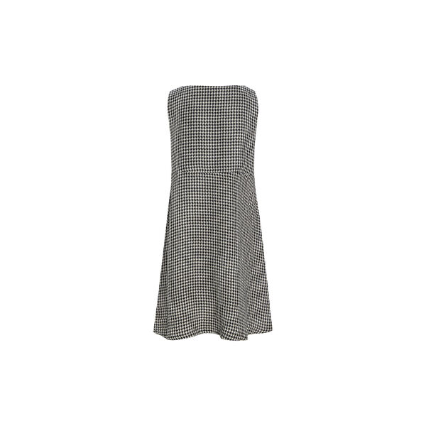 Chesu ärmlös klänning, black/ivory pepita, BITTE KAI RAND