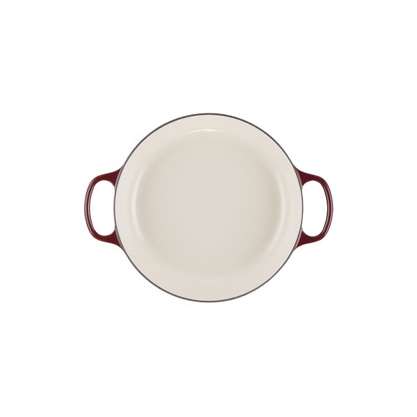 Signature gjutj&auml;rn buff&eacute;tgryta 30 cm, garnet, Le Creuset