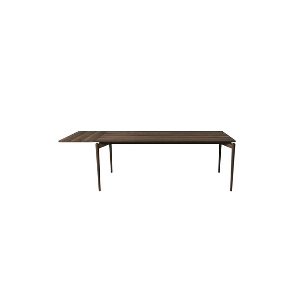 PURE Dining Table L190 incl. 1 Extension Leaf, smoked oak, Bruunmunch Furniture