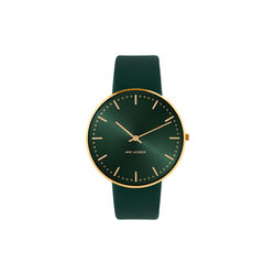 City Hall armbandsur, green/gold/green, Arne Jacobsen Watches