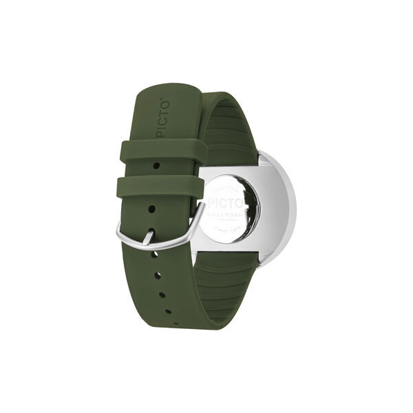 PICTO armbandsur, fresh olive/steel/fresh olive, Picto
