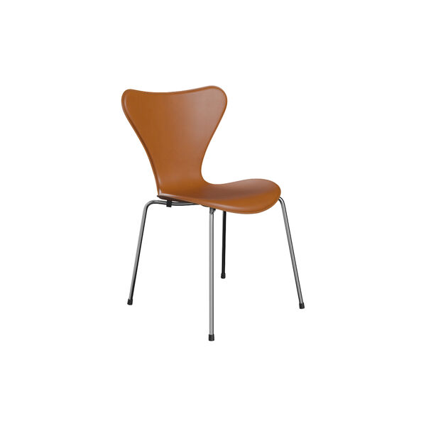 Series 7™ 3107 Tailored stol, saddle brown, Fritz Hansen