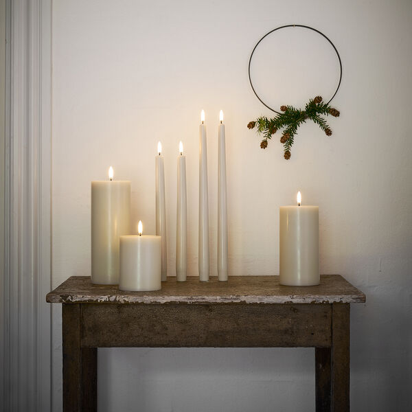 LED blockljus 10 cm, oyster grey, Uyuni Lighting