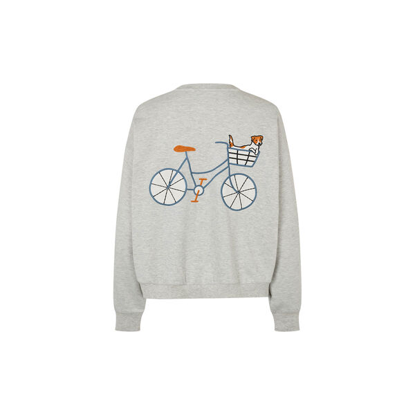 SydneyLL Dog Sweatshirt LS, light grey melange, Lollys Laundry