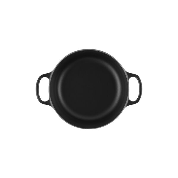 Signature gjutj&auml;rn rund gryta &Oslash; 20 cm, matte black, Le Creuset
