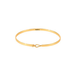 LILY Bracelet, light gold, bangle up