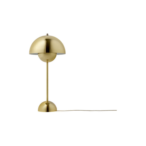 Flowerpot VP3 Table Lamp, brass-plated, &Tradition