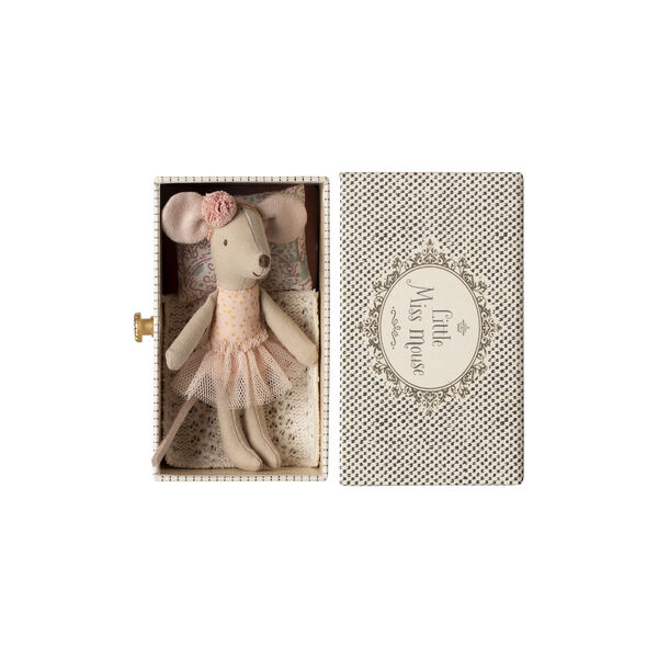 Lillasyster dansmus i dagbädd, pink, Maileg