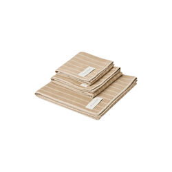 Una Towel, sand beige rain, Studio Feder