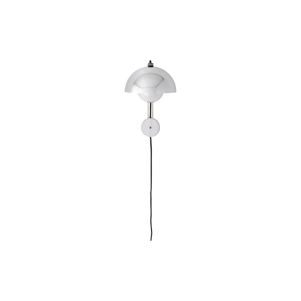 Flowerpot VP8 Wall Lamp, chrome-plated, &Tradition