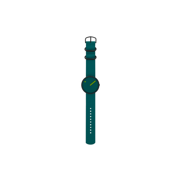 PICTO armbandsur, ocean green/matt black/ocean green, PICTO