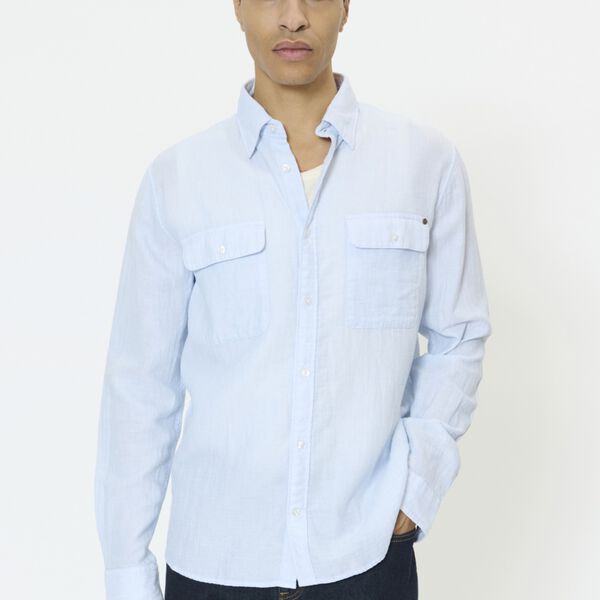 MAchristaldo P Heritage Shirt, chambray blue, Matinique