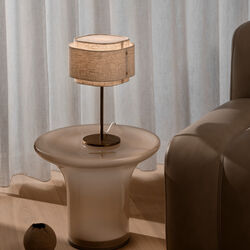 Takai bordslampa, beige, Design For The People