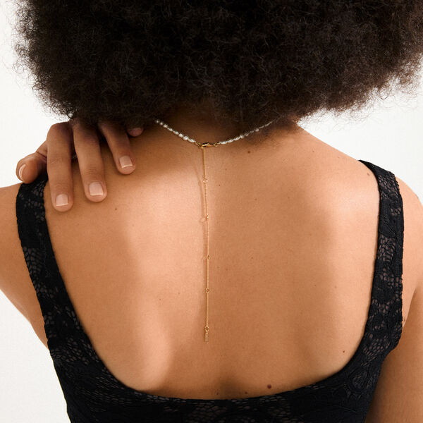 ELLIANA halsband, guldpl&auml;terat, Pilgrim