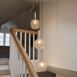 Miira 3 Large Pendant, brass/optic clear, Nuura