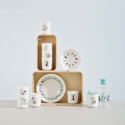 Moomin ABC mugg N, moomin white, RIG-TIG