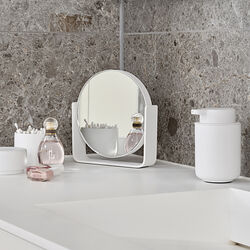 Bordspegel med 5 x förstoring, white, Zone Denmark