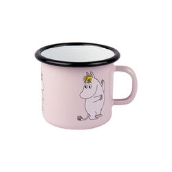 Snorkmaiden Enamel Mug, pink, Muurla