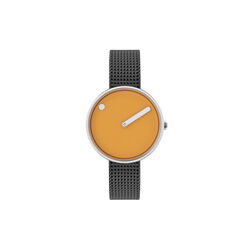 Picto armbandsur, mustard yellow/matt grey, PICTO