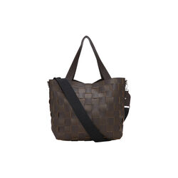 Braided Cross-Body Shopper, chocolate brown Braided Cross-Body Shopper, chocolate brown, Ilse Jacobsen Hornbæk