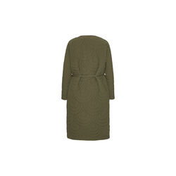 Long Quilted Jacket, olive night, Ilse Jacobsen Hornb&aelig;k