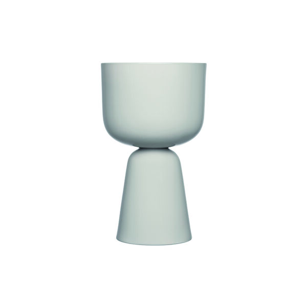 Nappula Flowerpot large, pale grey, Iittala