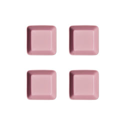 Teema fyrkantigt fat 4 st, rosa, Iittala
