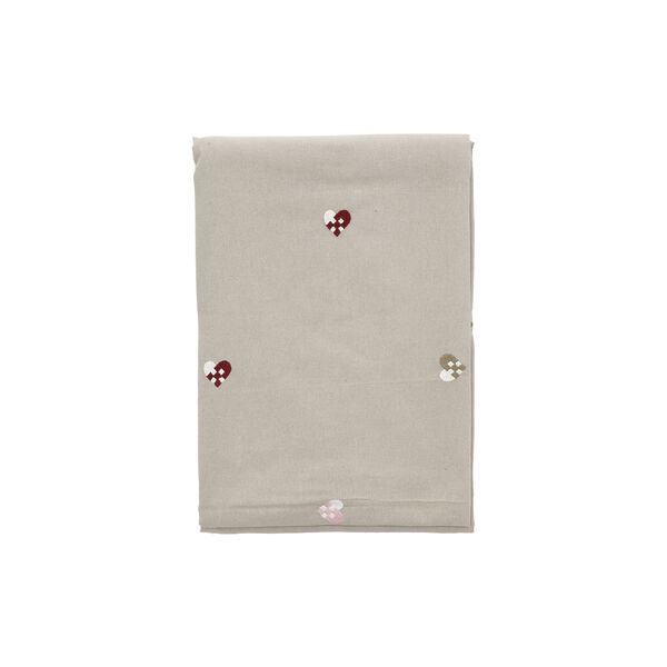 Christmas Hearts Embroidery julbordsduk, rose, S&ouml;dahl