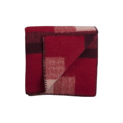 MIKKEL Half Size Throw, red, Røros Tweed