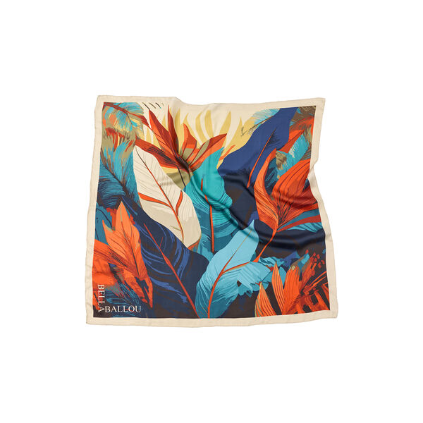 LEAF&nbsp;FALL&nbsp;Scarf, petrol, Bella Ballou