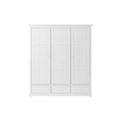 Seaside Wardrobe with 3 Doors, Oliver Furniture