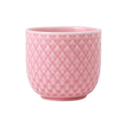 Rhombe Color äggkopp, rosa, Lyngby Porcelæn