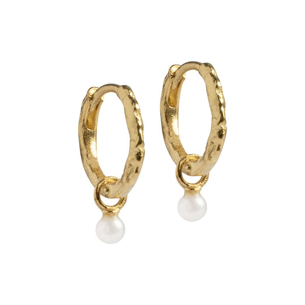 Belle Pearl &ouml;rh&auml;nge, guld/vit, ENAMEL Copenhagen