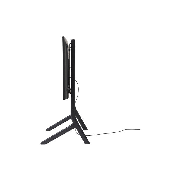 Hopper, black oak, Pedestal