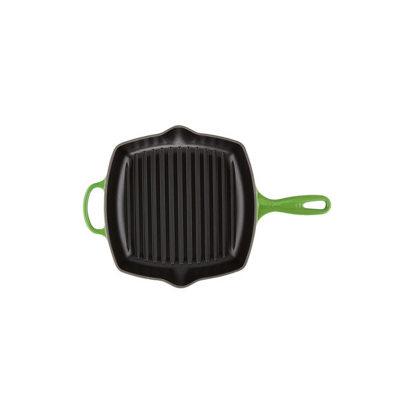 Signature kvadratisk grillpanna 26 cm, bamboo green, Le Creuset